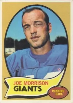 1970 Topps #105 - Joe Morrison - New York Giants 1970 Topps #105 - Joe Morrison - New York Giants