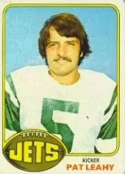 1976 Topps #34 - Pat Leahy - New York Jets