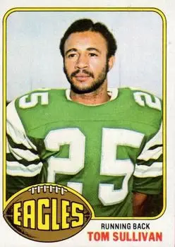 1976 Topps #39 - Tom Sullivan - Philadelphia Eagles