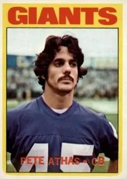 1972 Topps #48 - Pete Athas - New York Giants