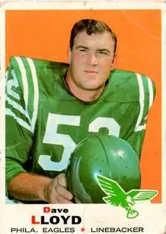 1969 Topps #220 - Dave Lloyd - Philadelphia Eagles