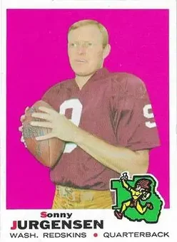 1969 Topps #227 - Sonny Jurgensen - Washington Redskins