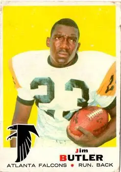 1969 Topps #228 - Jim Butler - Atlanta Falcons