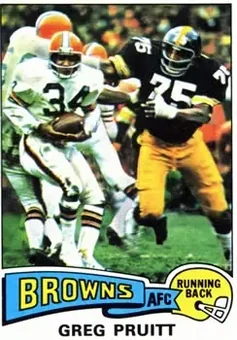1975 Topps #49 - Greg Pruitt - Cleveland Browns