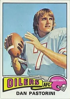 1975 Topps #50 - Dan Pastorini - Houston Oilers