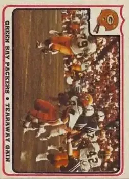 1976 Fleer Team Action #37 - Card #37 - Green Bay Packers - Front