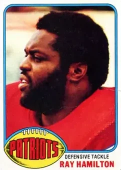 1976 Topps #47 - Ray Hamilton - New England Patriots