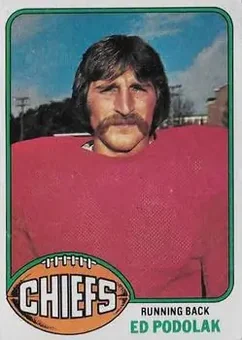 1976 Topps #49 - Ed Podolak - Kansas City Chiefs