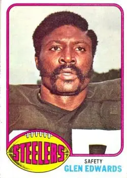 1976 Topps #51 - Glen Edwards - Pittsburgh Steelers