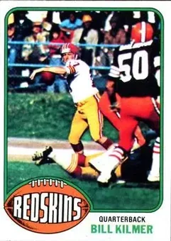 1976 Topps #55 - Bill Kilmer - Washington Redskins