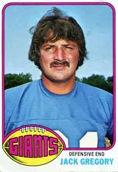 1976 Topps #57 - Jack Gregory - New York Giants