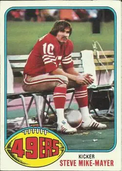 1976 Topps #58 - Steve Mike-Mayer - San Francisco 49ers