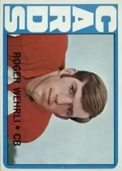 1972 Topps #59 - Roger Wehrli - St. Louis Cardinals 1972 Topps #59 - Roger Wehrli - St. Louis Cardinals