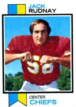 1973 Topps #57 - Jack Rudnay - Kansas City Chiefs
