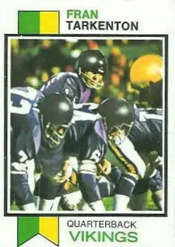 1973 Topps #60 - Fran Tarkenton - Minnesota Vikings