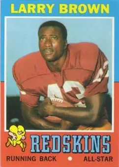 1971 Topps #115 - Larry Brown - Washington Redskins
