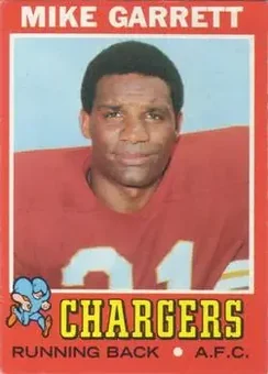 1971 Topps #119 - Mike Garrett - San Diego Chargers