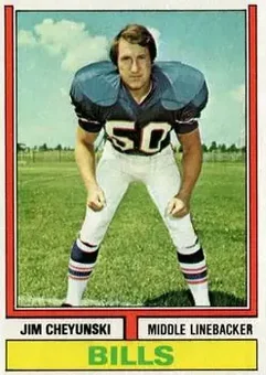 1974 Topps #53 - Jim Cheyunski - Buffalo Bills