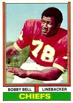 1974 Topps #59 - Bobby Bell - Kansas City Chiefs 1974 Topps #59 - Bobby Bell - Kansas City Chiefs