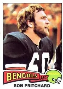 1975 Topps #51 - Ron Pritchard - Cincinnati Bengals