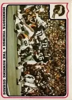 1976 Fleer Team Action #41 - Card #41 - Minnesota Vikings