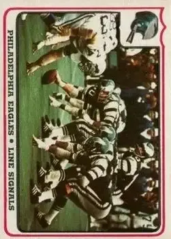 1976 Fleer Team Action #47 - Card #47 - Philadelphia Eagles - Front