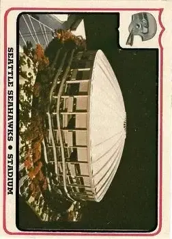 1976 Fleer Team Action #53 - Card #53 - Seattle Seahawks - Front