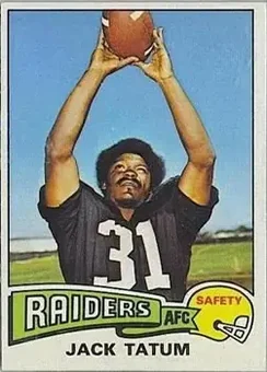 1975 Topps #70 - Jack Tatum - Oakland Raiders