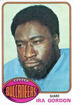 1976 Topps #64 - Ira Gordon - Tampa Bay Buccaneers - Front 1976 Topps #64 - Ira Gordon - Tampa Bay Buccaneers - Front
