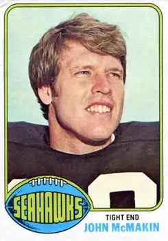 1976 Topps #66 - John McMakin - Seattle Seahawks