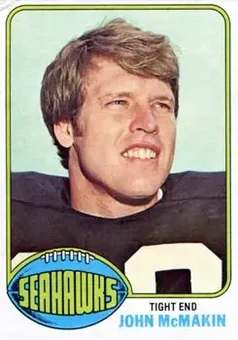 1976 Topps #66 - John McMakin - Seattle Seahawks