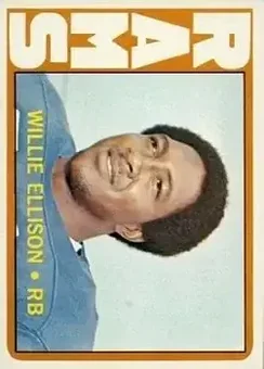 1972 Topps #62 - Willie Ellison - Los Angeles Rams