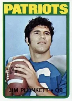 1972 Topps #65 - Jim Plunkett - New England Patriots