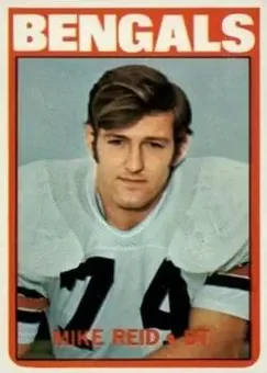 1972 Topps #67 - Mike Reid - Cincinnati Bengals