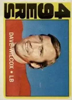1972 Topps #69 - Dave Wilcox - San Francisco 49ers - Front