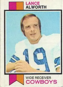 1973 Topps #61 - Lance Alworth - Dallas Cowboys