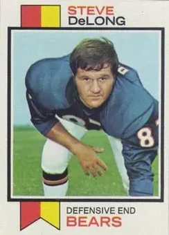 1973 Topps #63 - Steve DeLong - Chicago Bears