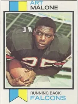 1973 Topps #64 - Art Malone - Atlanta Falcons
