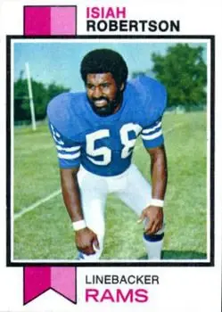 1973 Topps #65 - Isiah Robertson - Los Angeles Rams