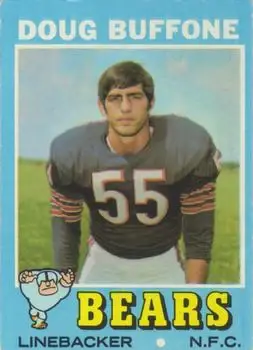 1971 Topps #126 - Doug Buffone - Chicago Bears