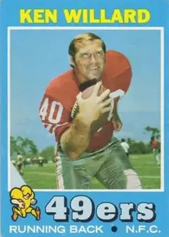 1971 Topps #129 - Ken Willard - San Francisco 49ers 1971 Topps #129 - Ken Willard - San Francisco 49ers