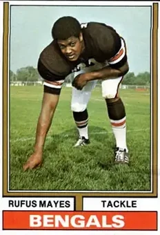 1974 Topps #61 - Rufus Mayes - Cincinnati Bengals