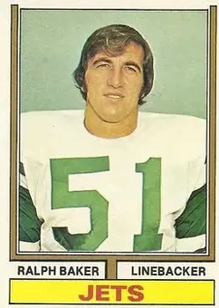 1974 Topps #68 - Ralph Baker - New York Jets