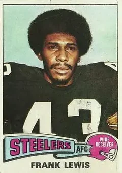 1975 Topps #71 - Frank Lewis - Pittsburgh Steelers