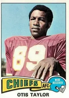 1975 Topps #75 - Otis Taylor - Kansas City Chiefs 1975 Topps #75 - Otis Taylor - Kansas City Chiefs