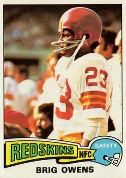 1975 Topps #78 - Brig Owens - Washington Redskins