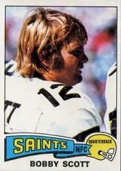 1975 Topps #79 - Bobby Scott - New Orleans Saints 1975 Topps #79 - Bobby Scott - New Orleans Saints