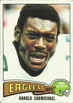 1975 Topps #80 - Harold Carmichael - Philadelphia Eagles