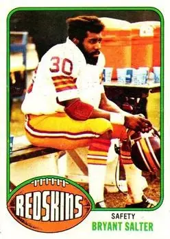 1976 Topps #74 - Bryant Salter - Washington Redskins - Front 1976 Topps #74 - Bryant Salter - Washington Redskins - Front
