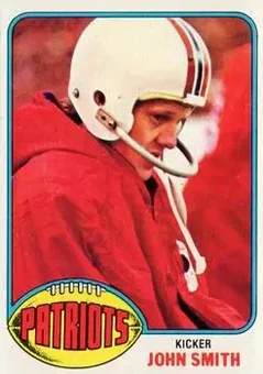 1976 Topps #78 - John Smith - New England Patriots